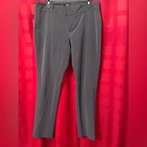 Donna Moore sz 10 Capri gun metal grey slacks